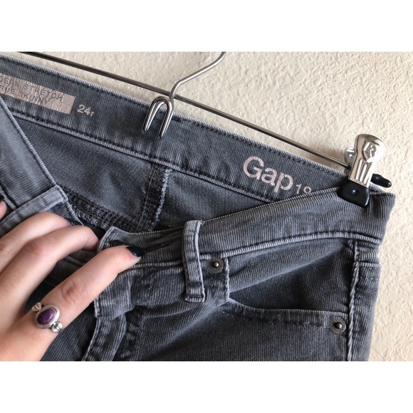 Gap Gray Corduroy Skinny Pants - Picture 3 of 3